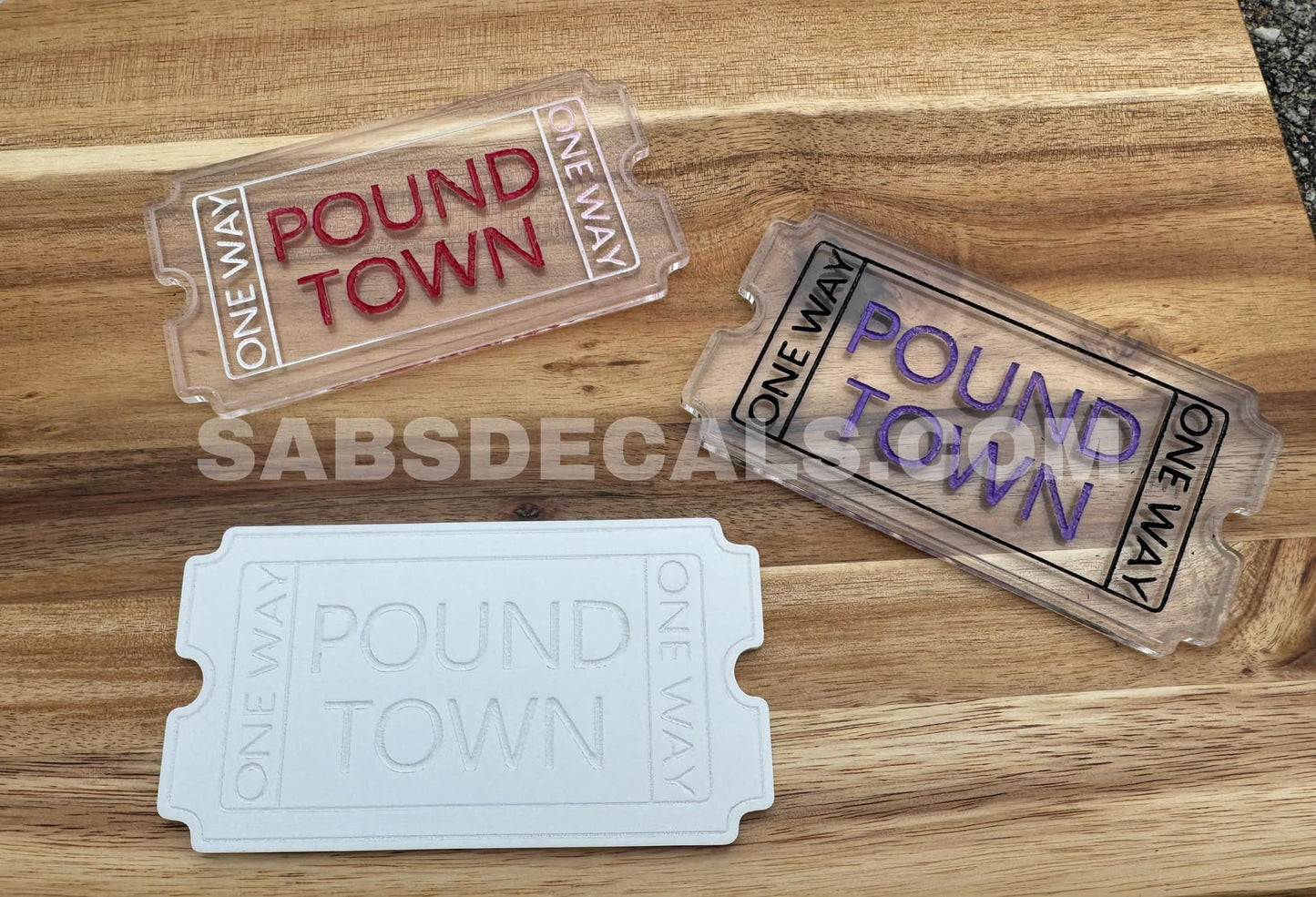 Pound Town Ticket (one way)