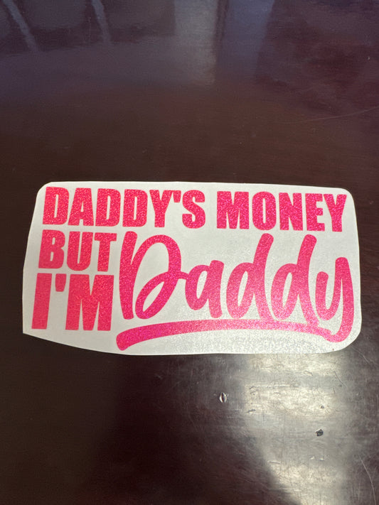 8" Pink Flake Daddy's Money But I'm Daddy