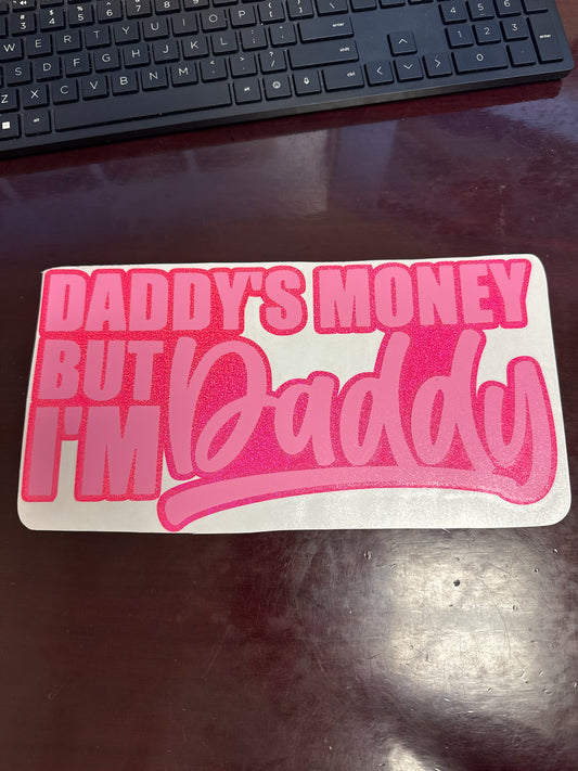 12" Soft Pink/Pink Flake Daddy's Money But I'm Daddy