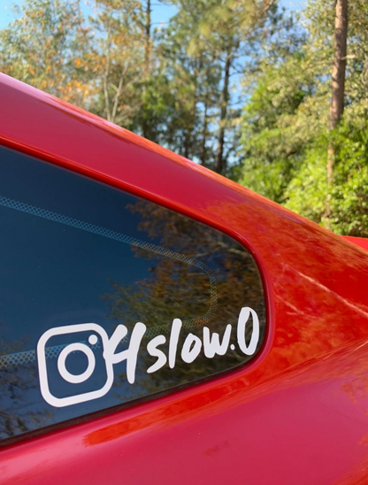 Instagram Username Decal