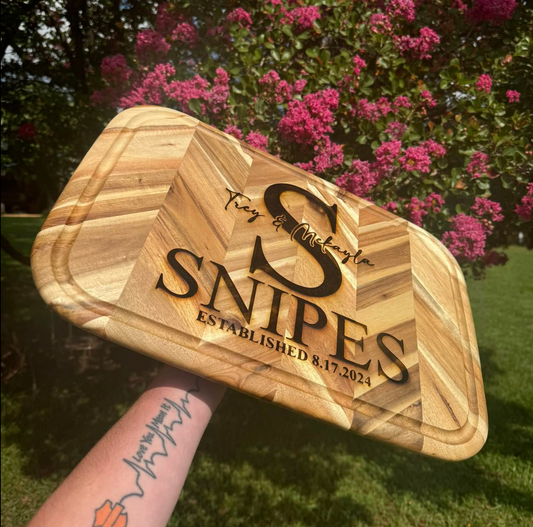 Laser Engraved Cuttingboard