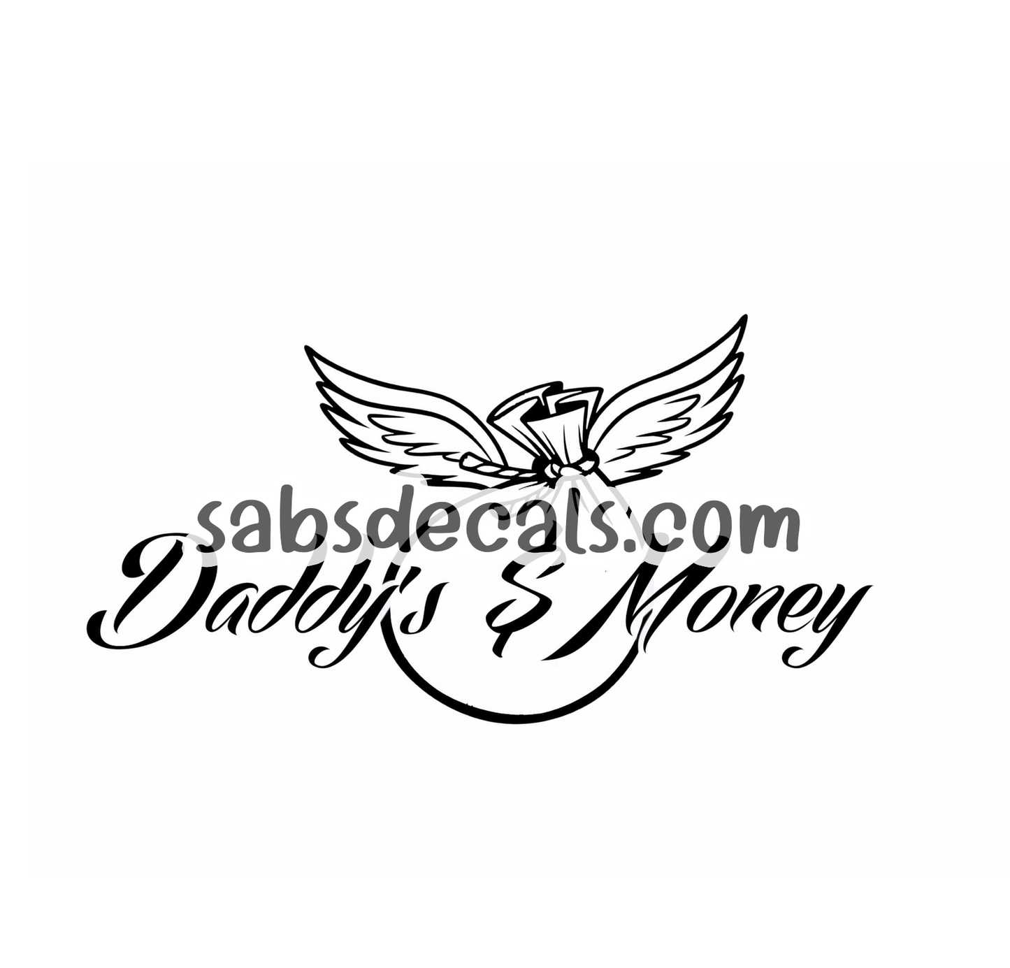 Daddy's Money (Moneybag with Wings)