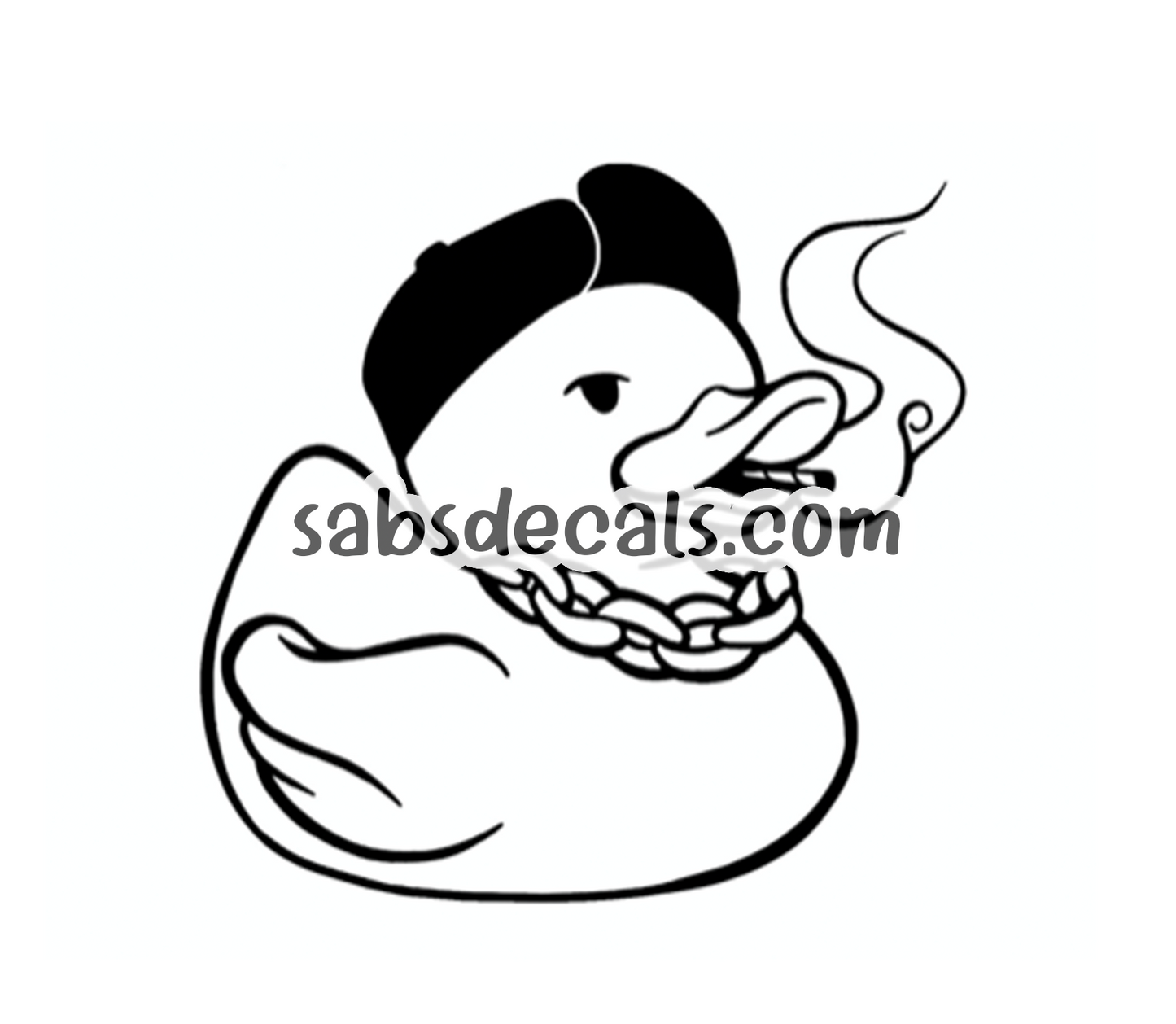 Smoking Duck with Chain