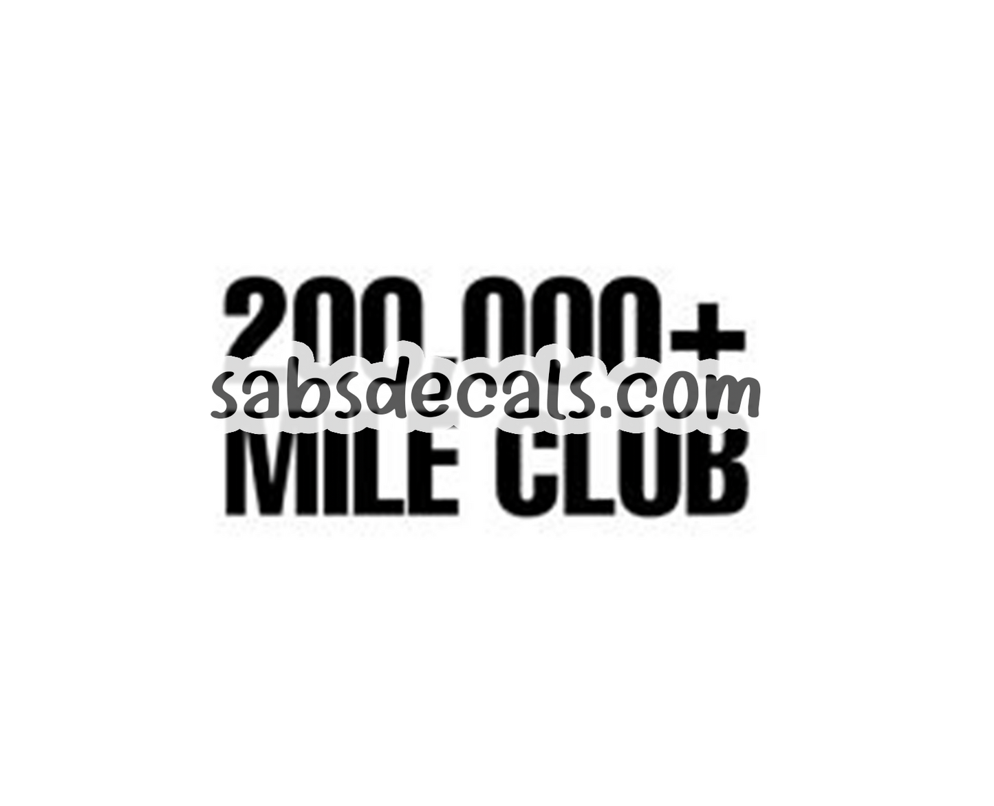 200,000+ Mile Club