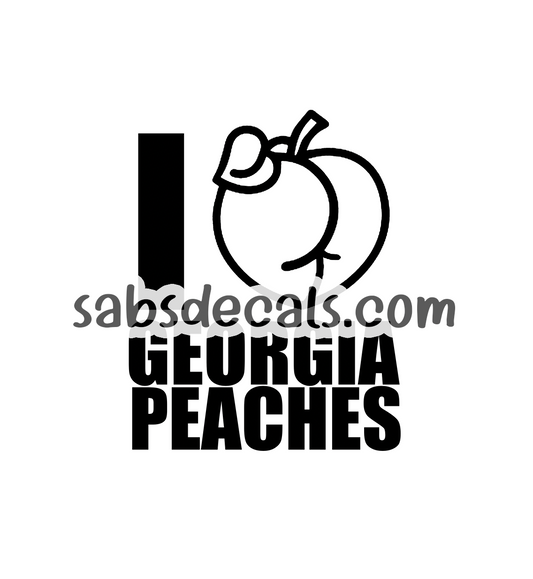 I Heart Georgia Peaches