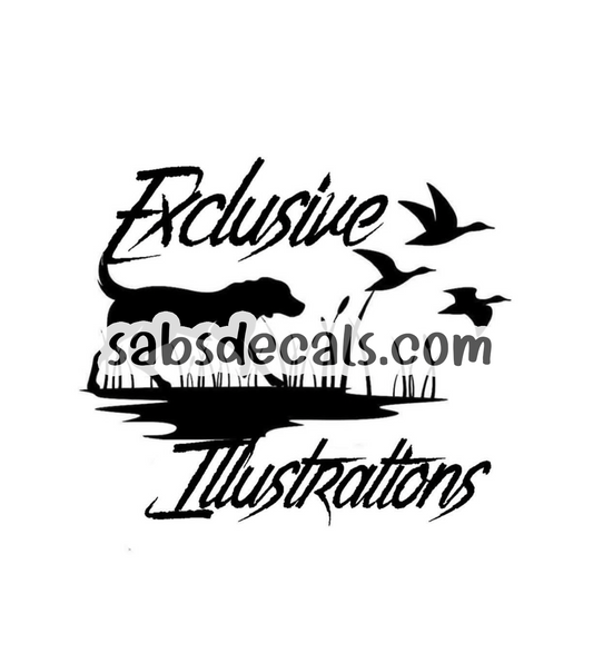 Exclusive Illustrations - Duck Dog Logo