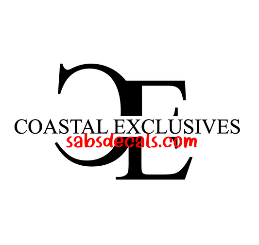 Coastal Exclusives 1 - CE with Words