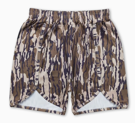 Womens Bottomland Camo Shorts