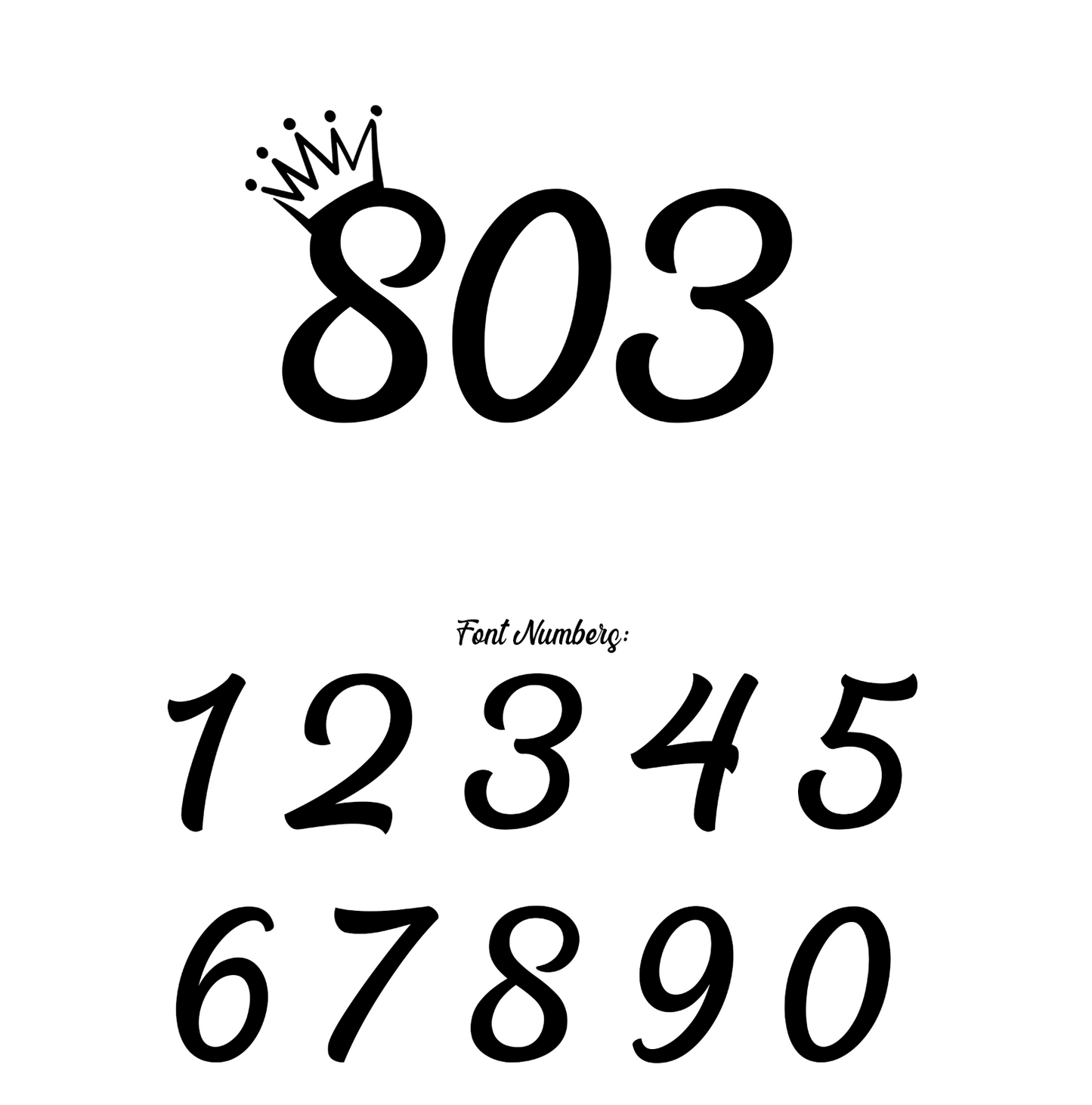 Area Code with Crown