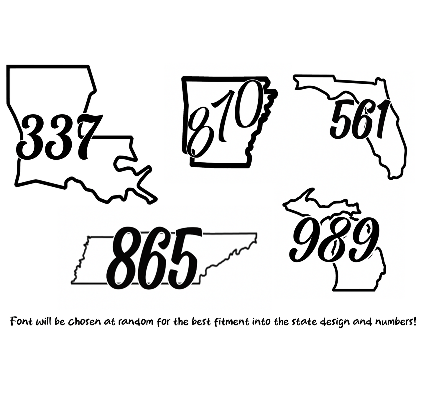 State with Area Code