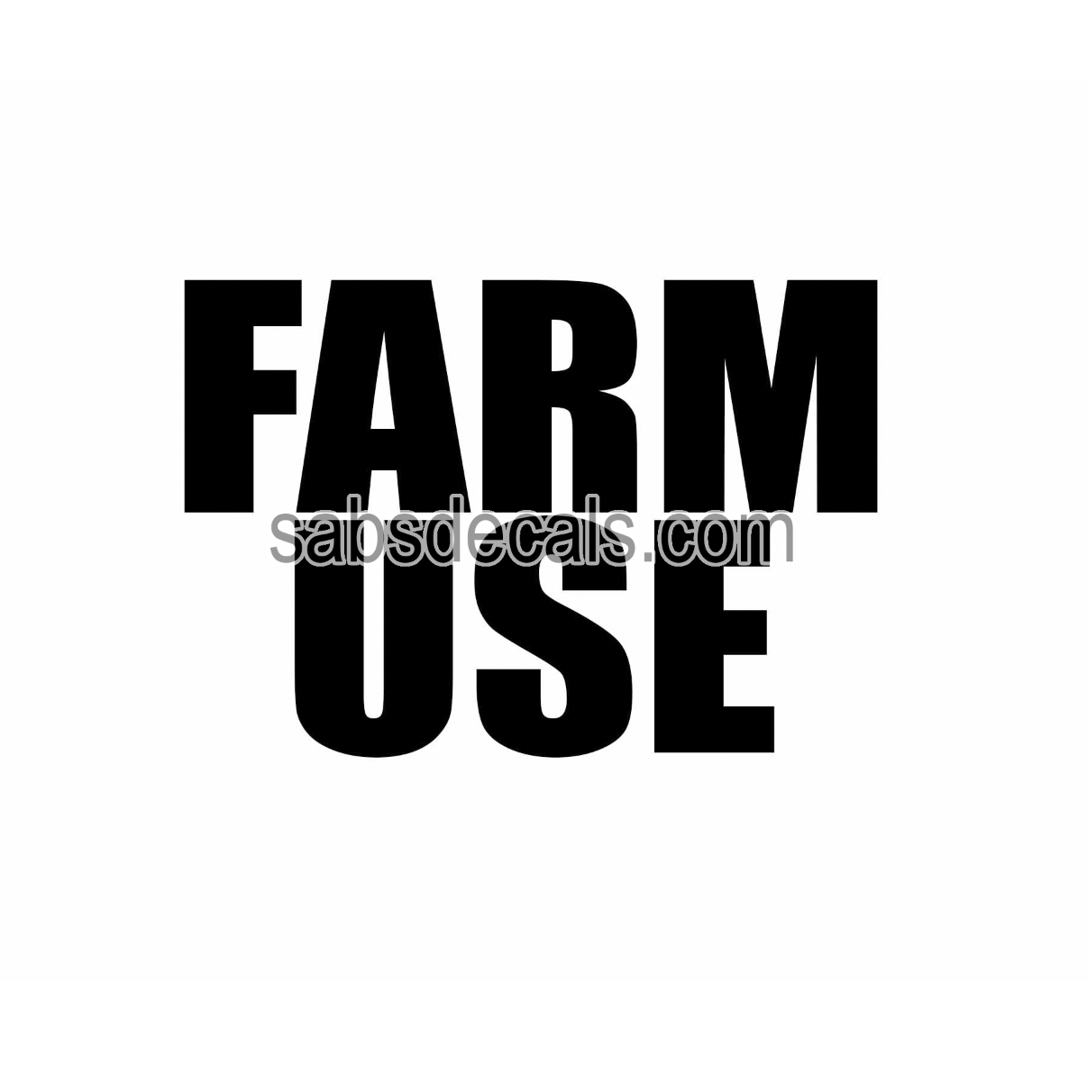 Farm Use