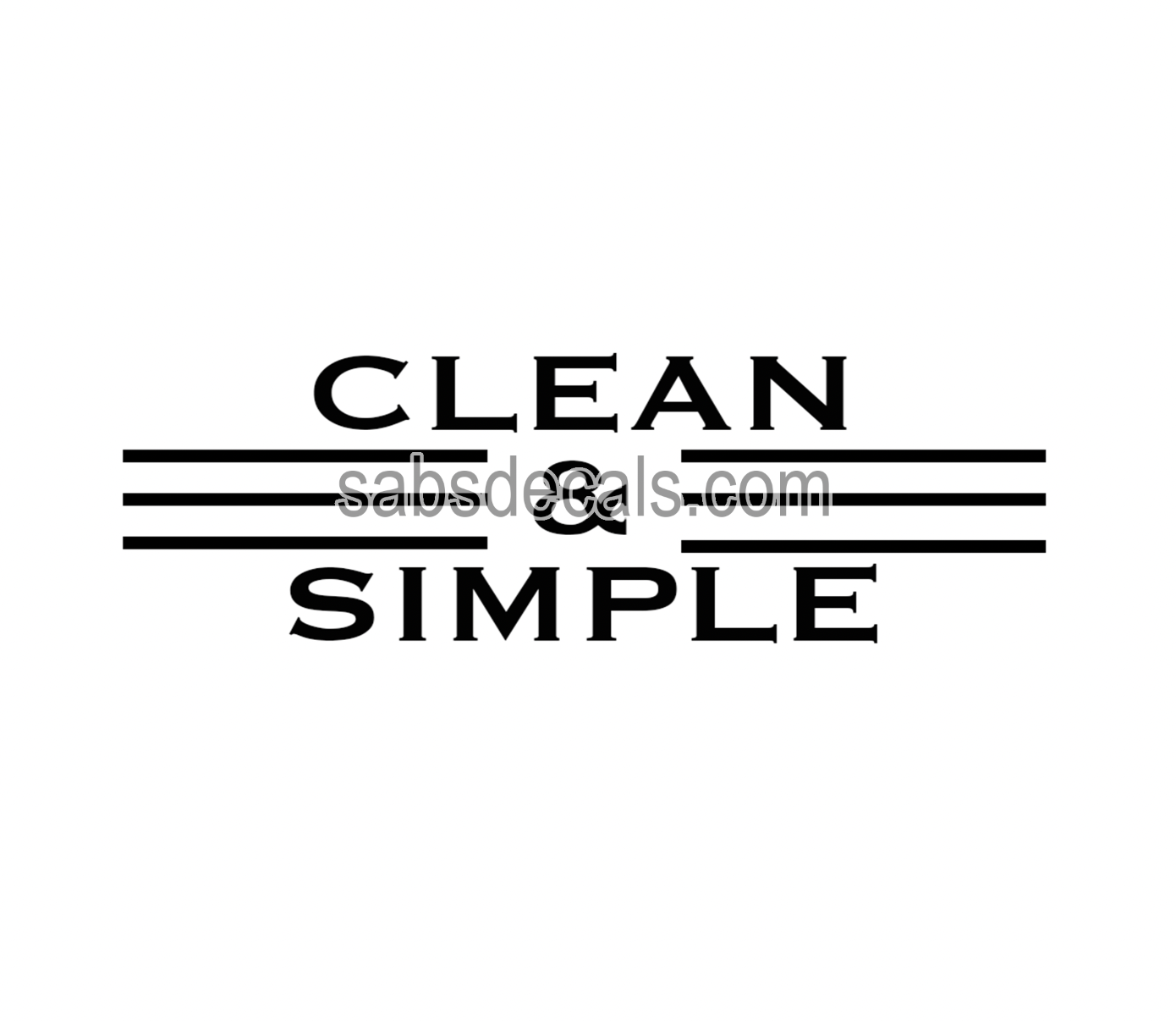 Clean & Simple