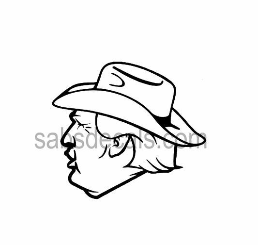 Trump with Cowboy Hat