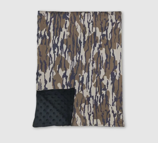 Bark Camo Baby Blanket