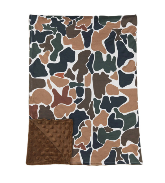 Duck Camo Baby Blanket