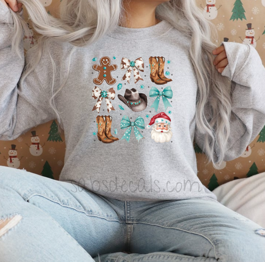 Western Christmas Sweatshirt