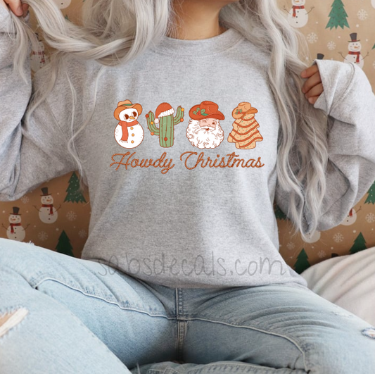 Howdy Christmas Sweatshirt