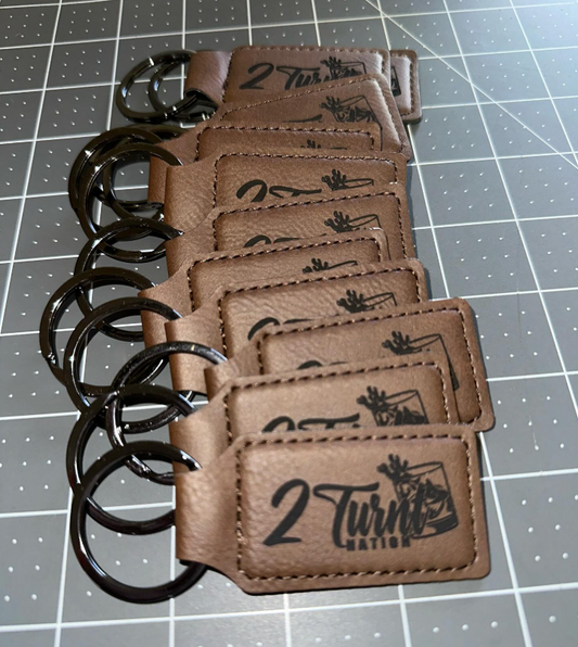 Bulk Leather Keychains (Custom)