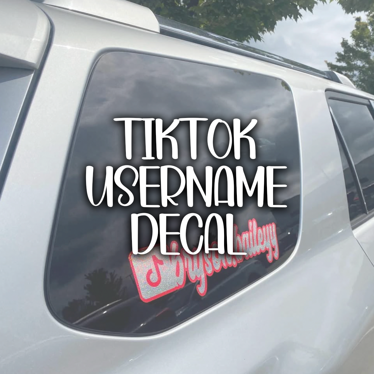 Tiktok Username Decal