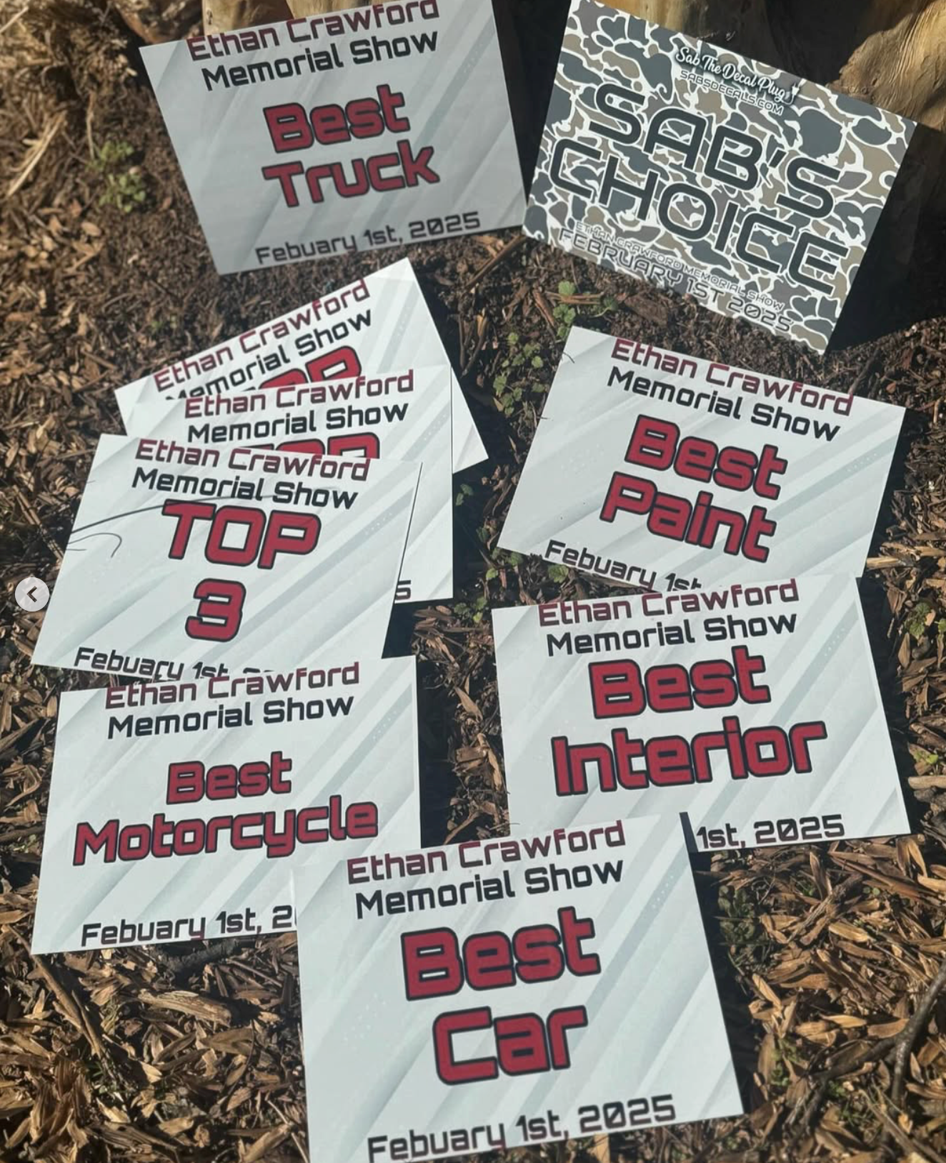 Metal Truck Show Awards (Set of 10)