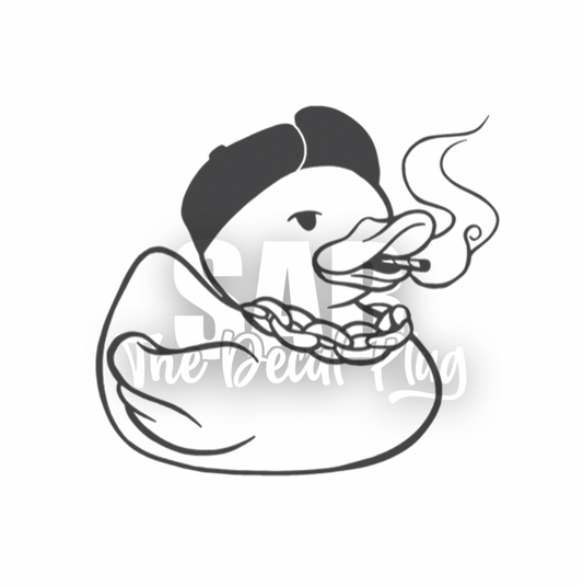 Smoking Rubber Duck With Chain