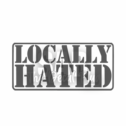 Locally Hated Stamp