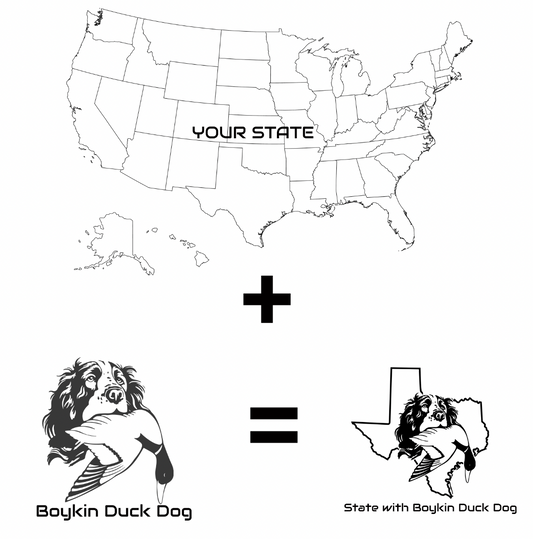 State with Boykin Duck Dog