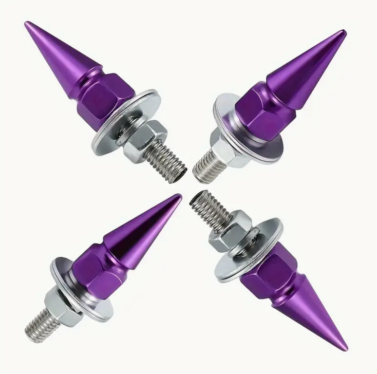 Spike License Plate Bolts