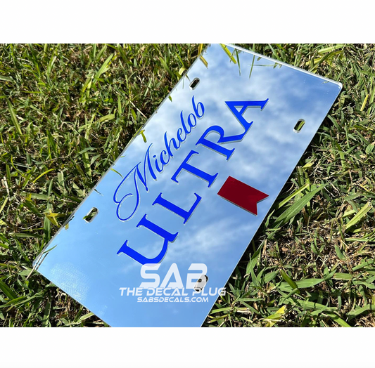 Michelob Ultra Mirror Plate